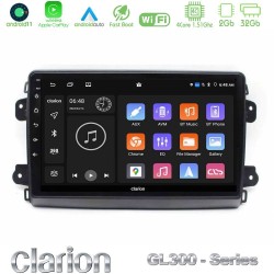 Clarion GL300 Series 4Core Android11 2+32GB Citroen/Fiat/Opel Navigation Multimedia Tablet 9" Με Carplay & Android Auto Clarion GL300 Series 4Core Android11 2+32GB Citroen/Fiat/Opel Navigation Multimedia Tablet 9" Με Carplay & Android Auto