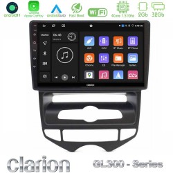 Clarion GL300 Series 4Core Android11 2+32GB Hyundai ix20 2010-2020 (AUTO A/C) Navigation Multimedia Tablet 10" Με Carplay & Android Auto