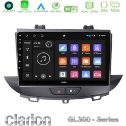 Clarion GL300 Series 4Core Android11 2+32GB Opel Grandland/Crossland X Navigation Multimedia Tablet 9" Με Carplay & Android Auto Clarion GL300 Series 4Core Android11 2+32GB Opel Grandland/Crossland X Navigation Multimedia Tablet 9" Με Carplay & Android Auto