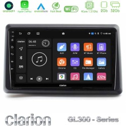 Clarion GL300 Series 4Core Android11 2+32GB Renault Express 2020-2025 Navigation Multimedia Tablet 9" Με Carplay & Android Auto Clarion GL300 Series 4Core Android11 2+32GB Renault Express 2020-2025 Navigation Multimedia Tablet 9" Με Carplay & Android Auto