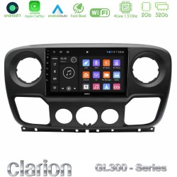 Clarion GL300 Series 4Core Android11 2+32GB Renault/Nissan/Opel Navigation Multimedia Tablet 10" Με Carplay & Android Auto Clarion GL300 Series 4Core Android11 2+32GB Renault/Nissan/Opel Navigation Multimedia Tablet 10" Με Carplay & Android Auto