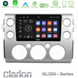 Clarion GL300 Series 4Core Android11 2+32GB Toyota FJ 2007-2014 Navigation Multimedia Tablet 9" Με Carplay & Android Auto Clarion GL300 Series 4Core Android11 2+32GB Toyota FJ 2007-2014 Navigation Multimedia Tablet 9" Με Carplay & Android Auto