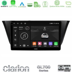 Clarion GL700 Series 8Core Android13 4+64GB Iveco Daily 2014-2025 Navigation Multimedia Tablet 9" Με Carplay & Android Auto