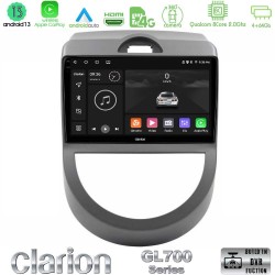 Clarion GL700 Series 8Core Android13 4+64GB Kia Soul 2009-2011 Navigation Multimedia Tablet 9" Με Carplay & Android Auto Clarion GL700 Series 8Core Android13 4+64GB Kia Soul 2009-2011 Navigation Multimedia Tablet 9" Με Carplay & Android Auto