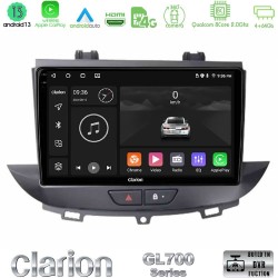 Clarion GL700 Series 8Core Android13 4+64GB Opel Grandland/Crossland X Navigation Multimedia Tablet 9" Με Carplay & Android Auto