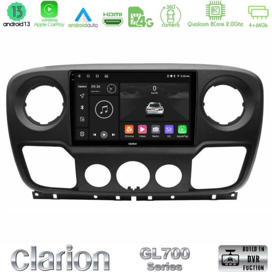Clarion GL700 Series 8Core Android13 4+64GB Renault/Nissan/Opel Navigation Multimedia Tablet 10" Με Carplay & Android Auto Clarion GL700 Series 8Core Android13 4+64GB Renault/Nissan/Opel Navigation Multimedia Tablet 10" Με Carplay & Android Auto