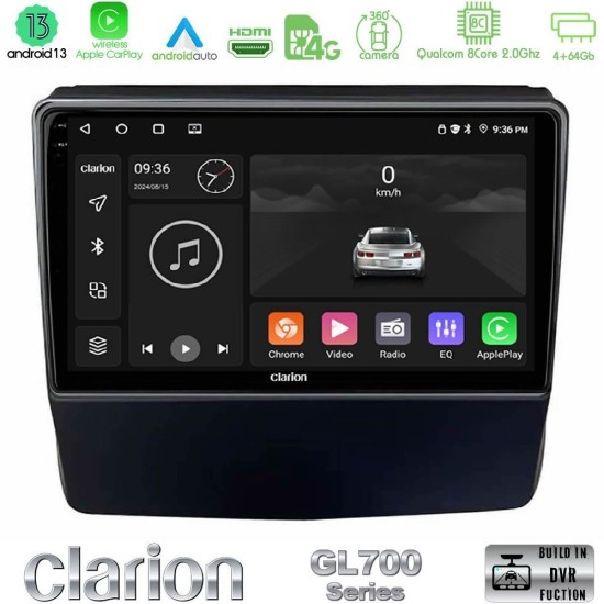 Clarion GL700 Series 8Core Android13 4+64GB Subaru Forester/Impreza 2018-2021 Navigation Multimedia Tablet 9" Με Carplay & Android Auto Clarion GL700 Series 8Core Android13 4+64GB Subaru Forester/Impreza 2018-2021 Navigation Multimedia Tablet 9" Με Carplay & Android Auto