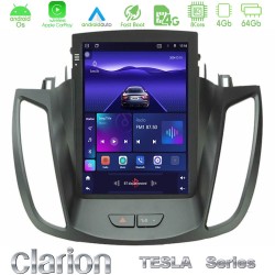 Clarion GL300 Tesla Series Android OS 8Core 4+64GB Ford C-Max/Kuga Navigation Multimedia Tablet 9.7"