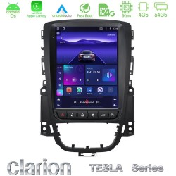 Clarion GL300 Tesla Series Android OS 8Core 4+64GB Opel Astra J 2010-2014 Navigation Multimedia Tablet 9.7"