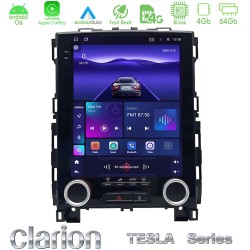Clarion GL300 Tesla Series Android OS 8Core 4+64GB Renault Megane 4 Navigation Multimedia Tablet 9.7