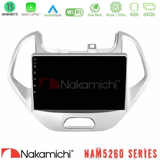 Nakamichi NAM5260 Series 4Core Android13 4+64GB Ford KA 2016-2020 Navigation Multimedia Tablet 9" Με Carplay & Android Auto Nakamichi NAM5260 Series 4Core Android13 4+64GB Ford KA 2016-2020 Navigation Multimedia Tablet 9" Με Carplay & Android Auto