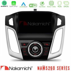 Nakamichi NAM5260 Series 4Core Android13 4+64GB Ford Focus 2012-2018 Navigation Multimedia Tablet 9" Με Carplay & Android Auto Nakamichi NAM5260 Series 4Core Android13 4+64GB Ford Focus 2012-2018 Navigation Multimedia Tablet 9" Με Carplay & Android Auto