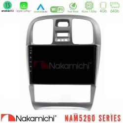 Nakamichi NAM5260 Series 4Core Android13 4+64GB Hyundai Sonata 2001-2005 Navigation Multimedia Tablet 9" Με Carplay & Android Auto