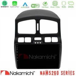 Nakamichi NAM5260 Series 4Core Android13 4+64GB Hyundai Santa Fe 2000-2006 Navigation Multimedia Tablet 9" Με Carplay & Android Auto