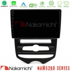 Nakamichi NAM5260 Series 4Core Android13 4+64GB Hyundai ix20 2010-2020 (MANUAL A/C) Navigation Multimedia Tablet 10" Με Carplay & Android Auto Nakamichi NAM5260 Series 4Core Android13 4+64GB Hyundai ix20 2010-2020 (MANUAL A/C) Navigation Multimedia Tablet 10" Με Carplay & Android Auto