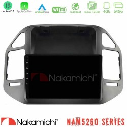 Nakamichi NAM5260 Series 4Core Android13 4+64GB Mitsubishi Pajero 2002-2006 Navigation Multimedia Tablet 9" Με Carplay & Android Auto