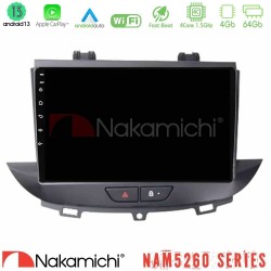Nakamichi NAM5260 Series 4Core Android13 4+64GB Opel Grandland/Crossland X Navigation Multimedia Tablet 9" Με Carplay & Android Auto