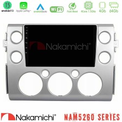 Nakamichi NAM5260 Series 4Core Android13 4+64GB Toyota FJ 2007-2014 Navigation Multimedia Tablet 9" Με Carplay & Android Auto