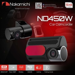 Nakamichi Καταγραφικό Εμπρός-Πίσω Υψηλής Ανάλυσης 4K UHD ND450W Nakamichi Καταγραφικό Εμπρός-Πίσω Υψηλής Ανάλυσης 4K UHD ND450W