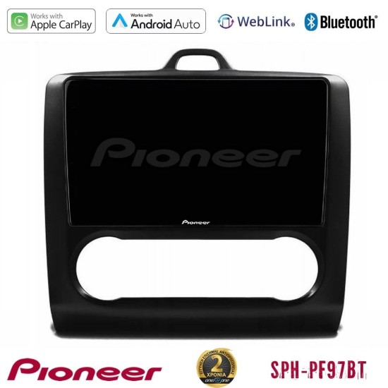 Pioneer SPH-PF97BT Series Ford Focus Auto AC Multimedia Station 9" (Tablet Style) Με Carplay & Android Auto