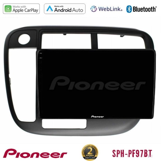 Pioneer SPH-PF97BT Series Honda Civic 1995-2001 Multimedia Station 9" (Tablet Style) Με Carplay & Android Auto