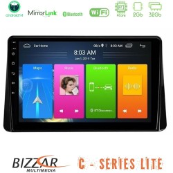 Bizzar C Series Lite 4Core Android14 2+32GB Mitsubishi Eclipse Cross 2018-2023 Navigation Multimedia Tablet 9"