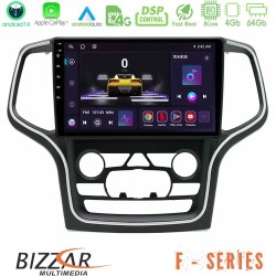 Bizzar F Series 8Core Android14 4+64GB Jeep Grand Cherokee 2014-2020 Navigation Multimedia Tablet 10" Με Carplay & Android Auto