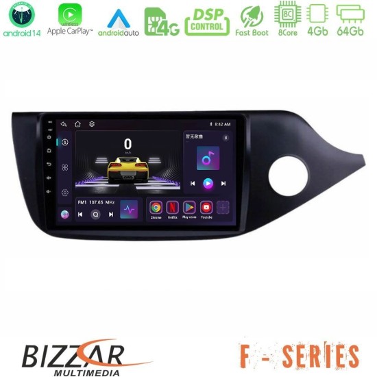Bizzar F Series 8Core Android14 4+64GB Kia Cee’d/ProCeed 2013-2017 RHD Navigation Multimedia Tablet 9" Με Carplay & Android Auto