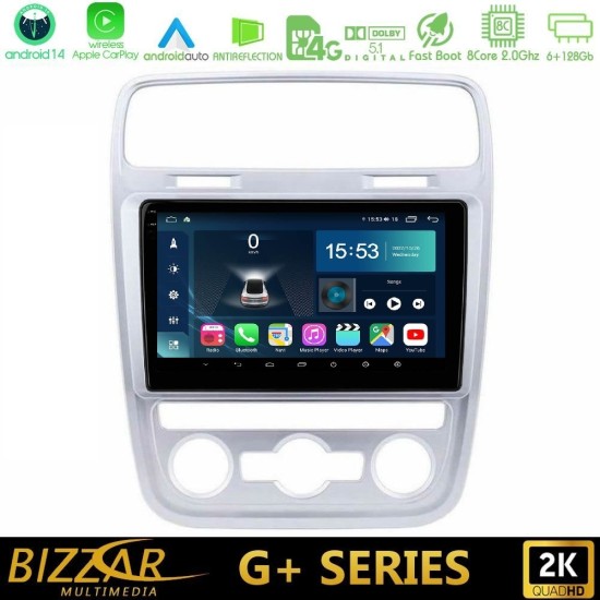 Bizzar G+ Series VW Scirocco 2014 – 2017 8core Android14 6+128GB Navigation Multimedia Tablet 9"