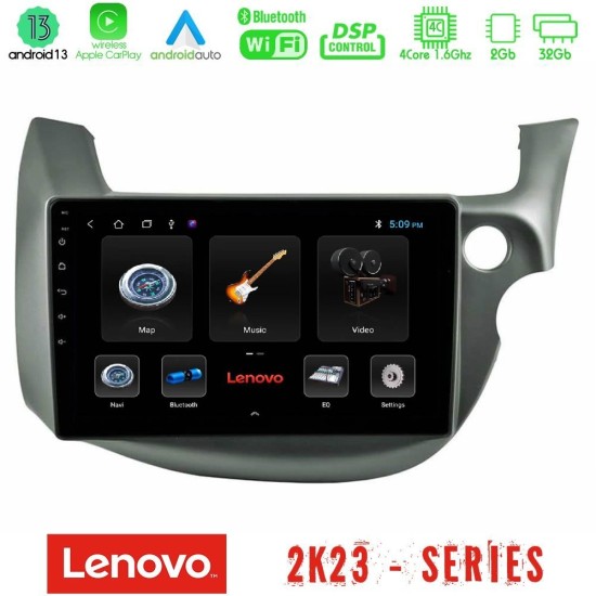 Lenovo Car Pad Honda Jazz (Fit) 2009-2013 RHD 4Core Android 13 2+32GB Navigation Multimedia Tablet 10"