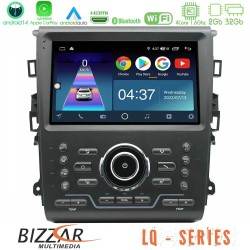 Bizzar LQ Series 4Core Android14 2+32GB Ford Mondeo 2014-2021 Navigation Multimedia Tablet 9" Με Carplay & Android Auto