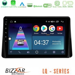 Bizzar LQ Series 4Core Android14 2+32GB Mitsubishi Eclipse Cross 2018-2023 Navigation Multimedia Tablet 9" Με Carplay & Android Auto