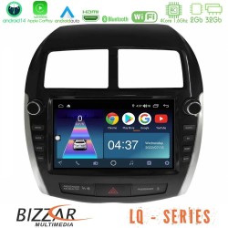 Bizzar LQ Series 4Core Android14 2+32GB Mitsubishi ASX 2013-2018 Navigation Multimedia Tablet 9" Με Carplay & Android Auto (Oem Look)