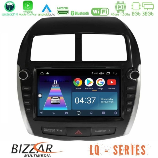 Bizzar LQ Series 4Core Android14 2+32GB Mitsubishi ASX 2013-2018 Navigation Multimedia Tablet 9" Με Carplay & Android Auto (Oem Look) Bizzar LQ Series 4Core Android14 2+32GB Mitsubishi ASX 2013-2018 Navigation Multimedia Tablet 9" Με Carplay & Android Auto (Oem Look)