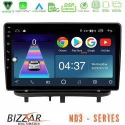 Bizzar ND3 Series 8Core Android15 2+64GB Opel Corsa D 2006-2014 Navigation Multimedia Tablet 9" Bizzar ND3 Series 8Core Android15 2+64GB Opel Corsa D 2006-2014 Navigation Multimedia Tablet 9"