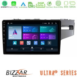 Bizzar Ultra Series Honda Jazz 2013-2020 RHD 8core Android13 8+128GB Navigation Multimedia Tablet 9"