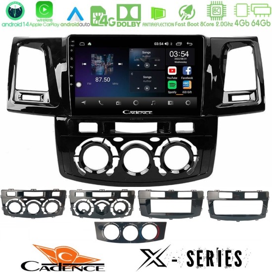 Cadence X Series Toyota Hilux 2007-2016 8core Android 14 4+64GB Navigation Multimedia Tablet 9" Cadence X Series Toyota Hilux 2007-2016 8core Android 14 4+64GB Navigation Multimedia Tablet 9"