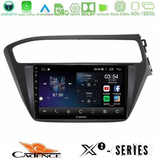 Cadence X2 Series 8Core Android14 6+128GB Hyundai i20 2018-2020 RHD Navigation Multimedia Tablet 9" Cadence X2 Series 8Core Android14 6+128GB Hyundai i20 2018-2020 RHD Navigation Multimedia Tablet 9"