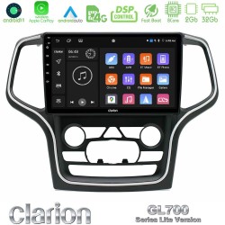 Clarion GL700 Lite Series 8Core Android11 2+32GB Jeep Grand Cherokee 2014-2020 Navigation Multimedia Tablet 10" Με Carplay & Android Auto Clarion GL700 Lite Series 8Core Android11 2+32GB Jeep Grand Cherokee 2014-2020 Navigation Multimedia Tablet 10" Με Carplay & Android Auto