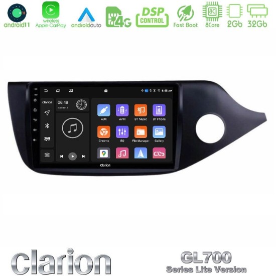Clarion GL700 Lite Series 8Core Android11 2+32GB Kia Cee’d/ProCeed 2013-2017 RHD Navigation Multimedia Tablet 9" Με Carplay & Android Auto Clarion GL700 Lite Series 8Core Android11 2+32GB Kia Cee’d/ProCeed 2013-2017 RHD Navigation Multimedia Tablet 9" Με Carplay & Android Auto