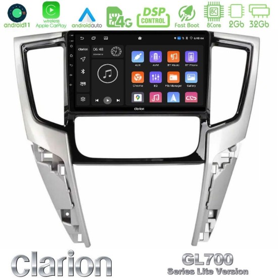 Clarion GL700 Lite Series 8Core Android11 2+32GB Mitsubishi L200 2019-2023 Navigation Multimedia Tablet 9" Με Carplay & Android Auto Clarion GL700 Lite Series 8Core Android11 2+32GB Mitsubishi L200 2019-2023 Navigation Multimedia Tablet 9" Με Carplay & Android Auto
