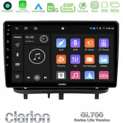 Clarion GL700 Lite Series 8Core Android11 2+32GB Opel Corsa D 2006-2014 Navigation Multimedia Tablet 9" Με Carplay & Android Auto (Top Mount)