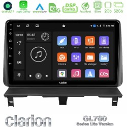 Clarion GL700 Lite Series 8Core Android11 2+32GB Peugeot Partner / Citroën Berlingo 2002-2008 Navigation Multimedia Tablet 9" Με Carplay & Android Auto