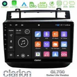Clarion GL700 Lite Series 8Core Android11 2+32GB VW Touareg 2011-2018 Navigation Multimedia Tablet 9" Με Carplay & Android Auto