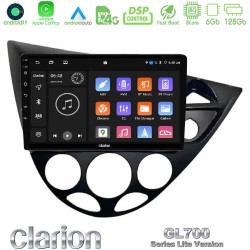 Clarion GL700 Lite Series 8Core Android11 6+128GB Ford Focus 1999-2004 (RHD) Navigation Multimedia Tablet 9" Με Carplay & Android Auto Clarion GL700 Lite Series 8Core Android11 6+128GB Ford Focus 1999-2004 (RHD) Navigation Multimedia Tablet 9" Με Carplay & Android Auto