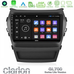 Clarion GL700 Lite Series 8Core Android11 6+128GB Hyundai iX45 2012-2017 Navigation Multimedia Tablet 9" Με Carplay & Android Auto