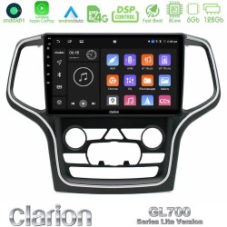 Clarion GL700 Lite Series 8Core Android11 6+128GB Jeep Grand Cherokee 2014-2020 Navigation Multimedia Tablet 10" Με Carplay & Android Auto