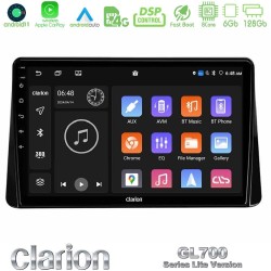 Clarion GL700 Lite Series 8Core Android11 6+128GB Mitsubishi Eclipse Cross 2018-2023 Navigation Multimedia Tablet 9" Με Carplay & Android Auto