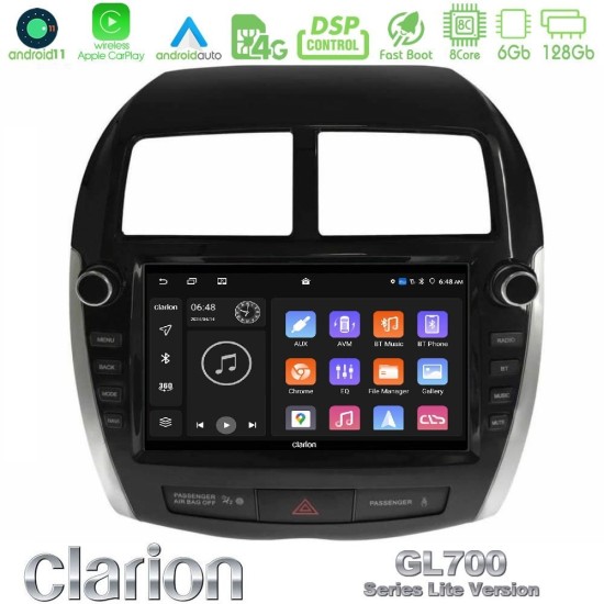 Clarion GL700 Lite Series 8Core Android11 6+128GB Mitsubishi ASX 2013-2018 Navigation Multimedia Tablet 9" Με Carplay & Android Auto (Oem Look) Clarion GL700 Lite Series 8Core Android11 6+128GB Mitsubishi ASX 2013-2018 Navigation Multimedia Tablet 9" Με Carplay & Android Auto (Oem Look)