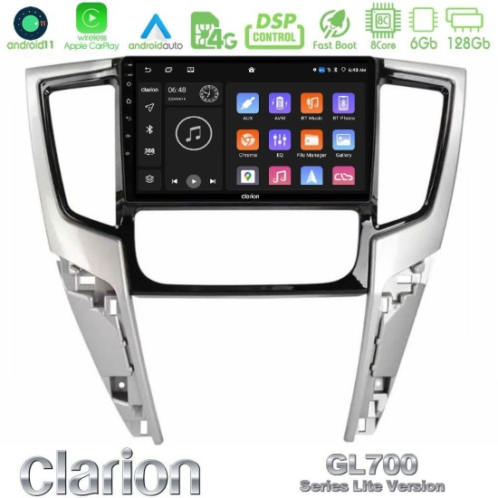 Clarion GL700 Lite Series 8Core Android11 6+128GB Mitsubishi L200 2019-2023 Navigation Multimedia Tablet 9" Με Carplay & Android Auto Clarion GL700 Lite Series 8Core Android11 6+128GB Mitsubishi L200 2019-2023 Navigation Multimedia Tablet 9" Με Carplay & Android Auto